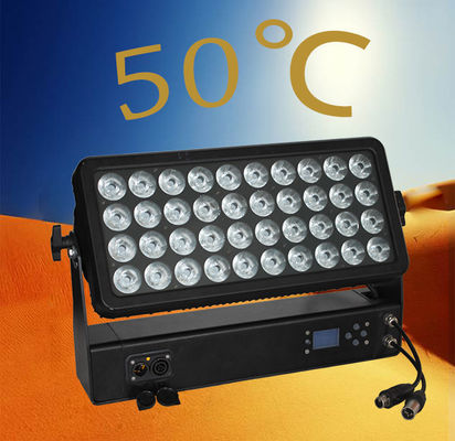 غسيل المدينة الملون 400 واط مصباح غسالة الحائط RGBW 4in1 سبيكة الألومنيوم IP65 DMX512