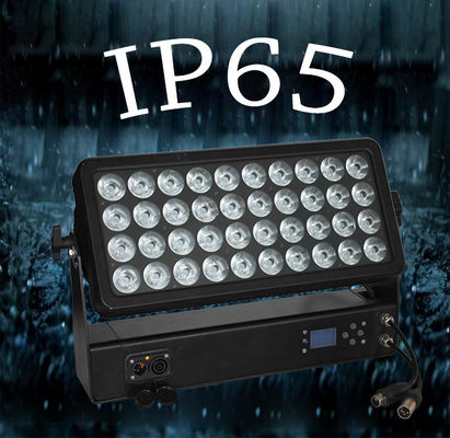 غسيل المدينة الملون 400 واط مصباح غسالة الحائط RGBW 4in1 سبيكة الألومنيوم IP65 DMX512