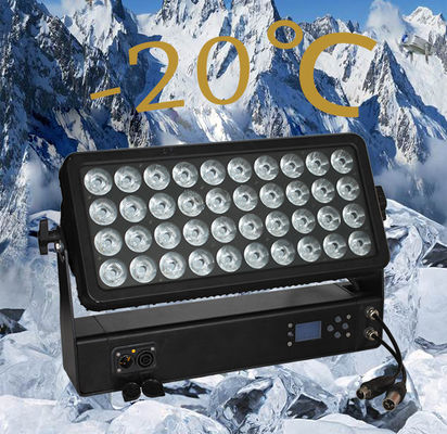 إضاءة غسيل جدار المبنى العالي الخارجية المقاومة للماء بتقنية LED 400 واط بألوان المدينة وزووم RGBW