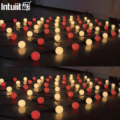 إضاءة العطلات مصباح LED محفوف بالأسلاك بيكسل LED Light مقاوم للماء Dmx Rgbw سلسلة متعددة الألوان Christmas Led Bulb String Light