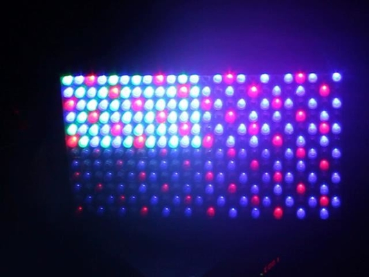 مصباح لوحة ليد ديسكو RGB DMX 415 × 250 ملم لإضاءة المسرح الخلفي