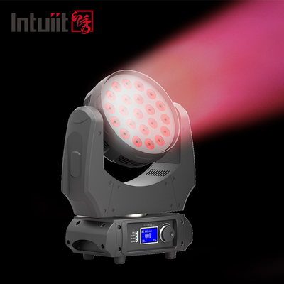 RGBW 4 - In - 1 Zoom 5-60 درجة LED شعاع متحرك رئيس ضوء زاوية واسعة 12x10W
