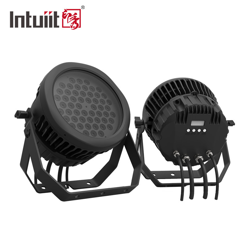 DMX 54 * 3W RGBW 4 في 1 LED Par يمكن أن يضيء لعرض إضاءة المسرح في نادي DJ