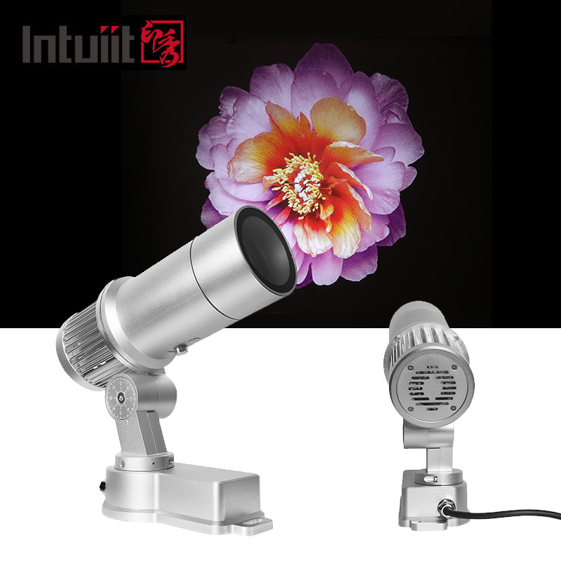 مصنع جديد ساخن مقاوم للماء في الهواء الطلق HD 60W dmx LED Logo Gobo Rotating Projector