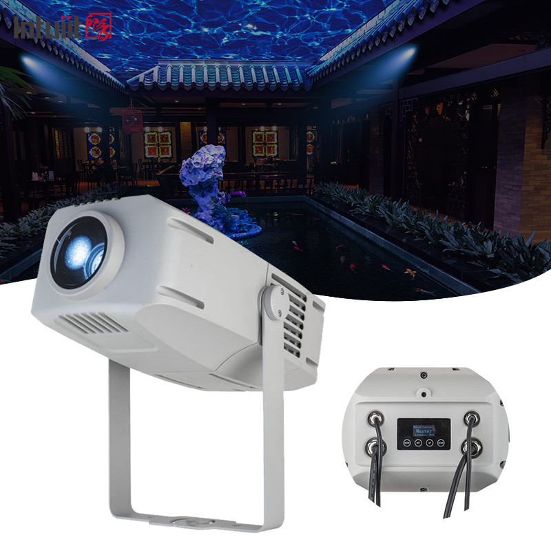 مضاد للماء IP65 400w ضوء مشروع غوبو شعار مخصص ضوء غوبو دوار لممرات السلالم المباني ضوء الإعلانات