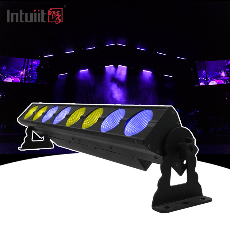 IP65 8 * 15W مصباح المسرح مع DMX RDM LED غسالة الحائط ضوء شريط dj ضوء رجب بكسل LED شريط مرحلة ضوء