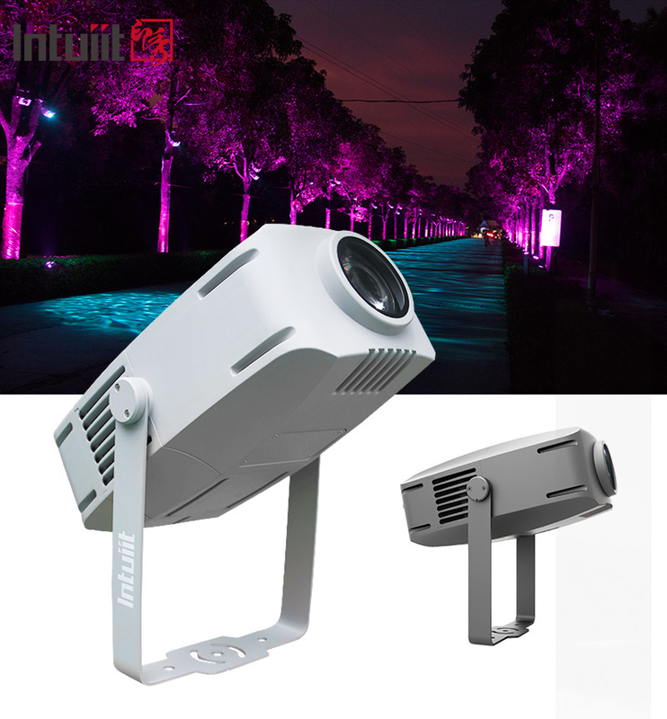 خارجية IP65 مضادة للماء LED 200W ضوء تأثير غوبو لونية شعار مشروع الحديقة أضواء LED