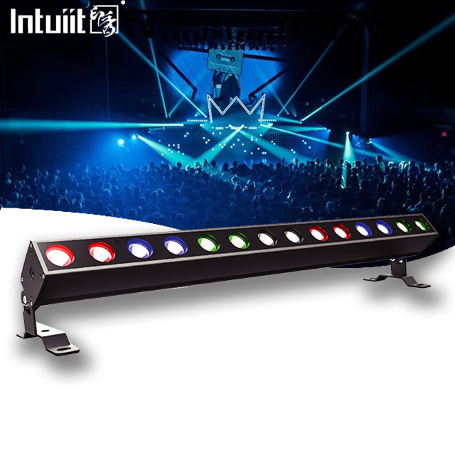 DMX RGBW تغيير الألوان 14x10w غسل شريط الضوء IP65 LED غسالة الحائط في الهواء الطلق