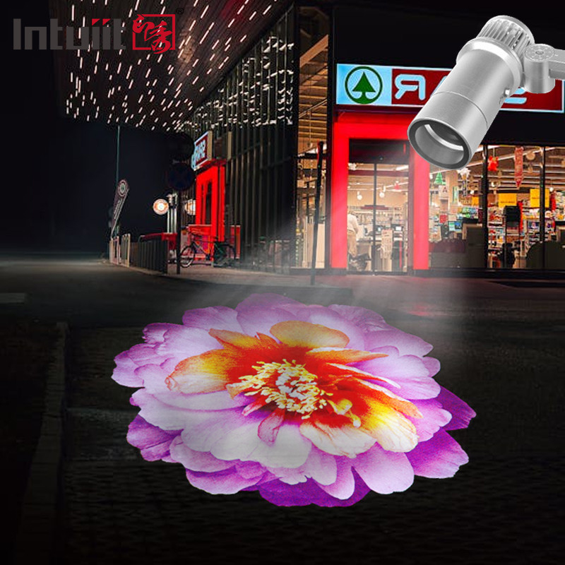 LED 60W خارجية عازلة للماء شعار غوبو مشروع مشروع شعار دوار LED Gobo