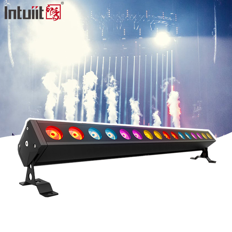 16 * 5W LED RGBW 4IN1 LED غسيل الحائط الضوء DMX LED Bar DMX Line Bar غسل المسرح الضوء الحفلة LED بكسلات DJ قابلة للتحكم بشكل فردي