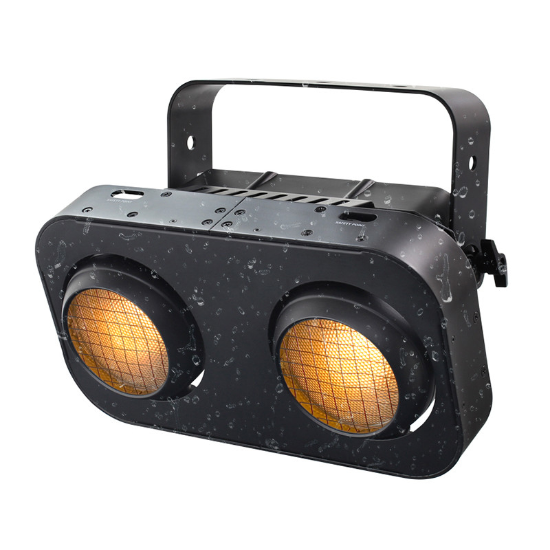 2 عينان LED Cob Light COB 200w ضوء الجمهور العمياء 2 عينان العمياء المسرحية ضوء الاستوديو ضوء الشريط