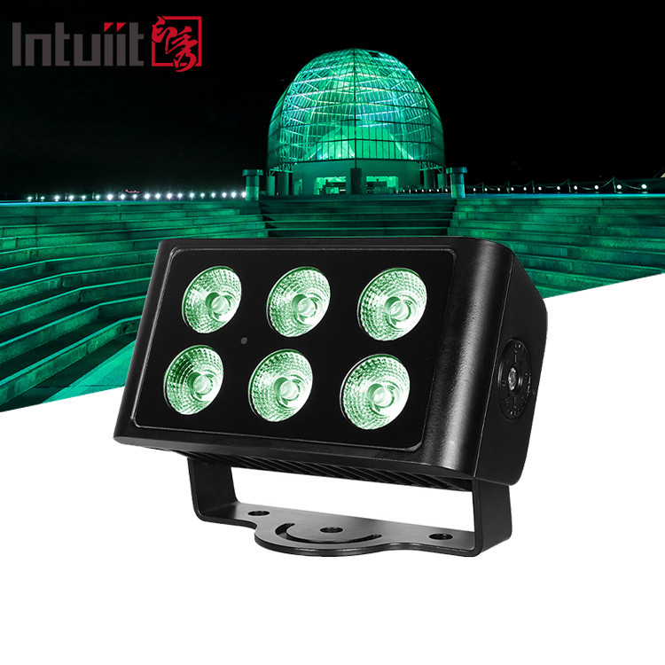 IP65 DMX 40w RGBW الخارجي LED Flood Light مصغر مدينة لون LED غسل مرحلة الضوء لمناظر الطبيعة