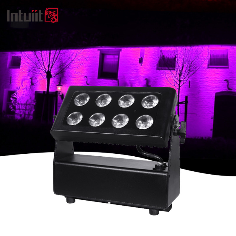 LED 12x15W RGBW مشروع غسيل الإضاءة المسرحية DMX التحكم مقاوم للماء IP65 DJ ديسكو حديقة خارجية غسيل الديكور المصباح