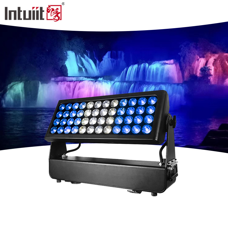 IP65 مضاد للماء في الهواء الطلق RGBW LED بار غسل الجدار 1500W مدينة الفيضانات القماشية دي جي مصفوفة ضوء الألومنيوم الإضاءة المسرحية المبنى