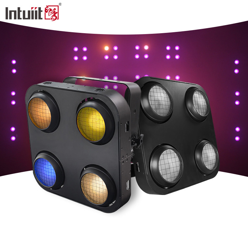 IP65 4x90w RGB Led Cob Audience Blinder Light للخارج مقاوم للماء 4 أعين