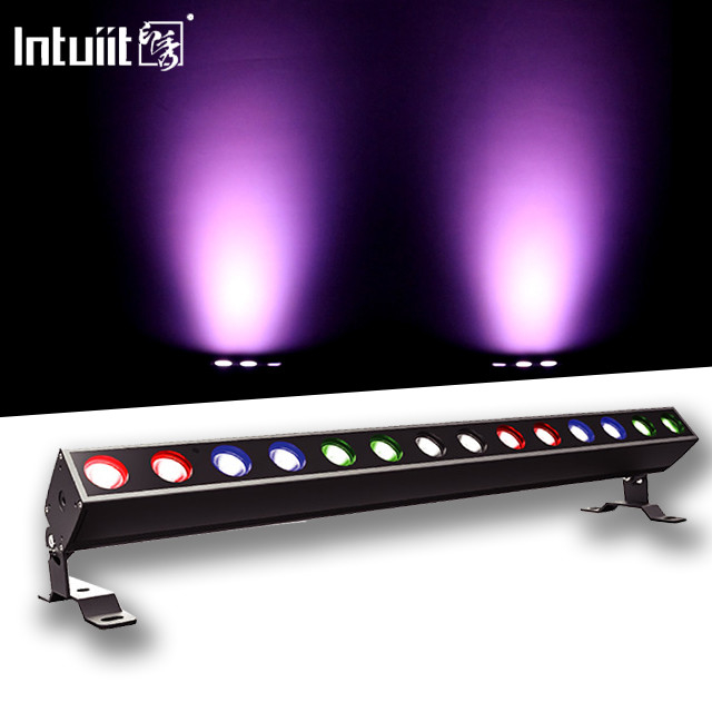 Dmx 14X10W RGBW 4in1 داخلي في الخارج مرحلة الضوء LED غسالة الحائط مصابيح المرحلة