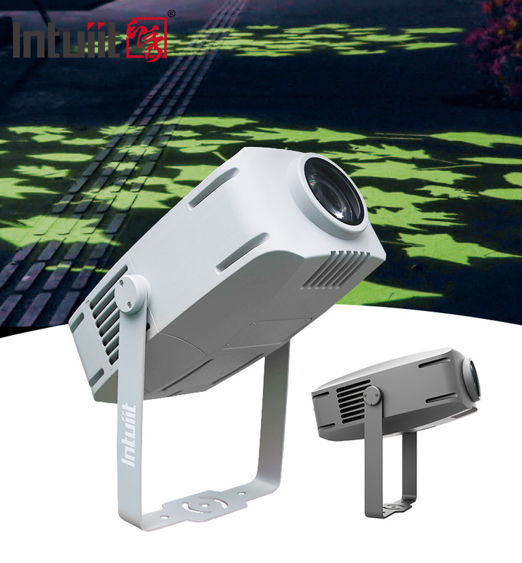 مشروع شعار مدعوم 200W DMX512 مضاد للماء مدعوم غوبو علامة الإعلان الضوء IP65 مشروع للبيع