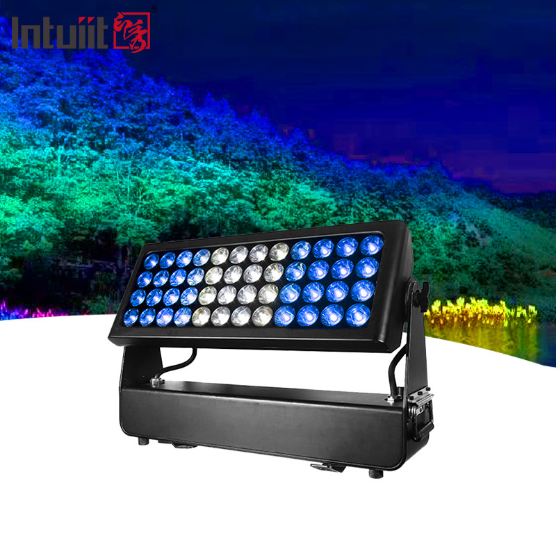 DMX512 1500W RGBW 4in1 IP65 مقاوم للماء DJ حفل زفاف مدينة غسالة الحائط في الهواء الطلق LED غسل ضوء الفيضان