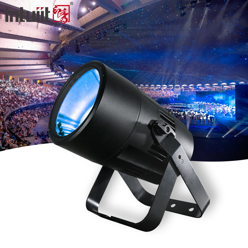 200W COB ضوء LED زوم خطي 10 إلى 55 درجة RGBW مسرح غرفة المؤتمرات ضوء الفيضانات DMX LED Par
