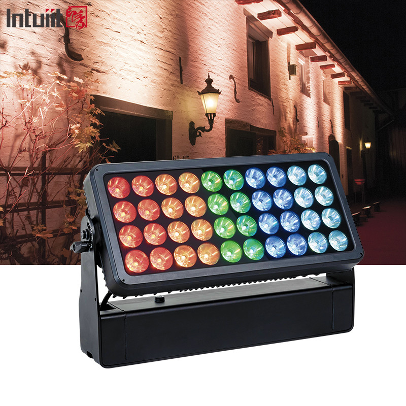 مضاد للماء 40X10W LED غسالة الحائط IP65 LED مرحلة الضوء المدينة لون للمبنى