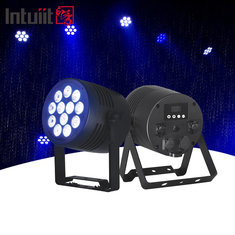 12 * 20w RGBWA + UV LED أضواء مضادة للماء في الهواء الطلق لاسلكية Dmx بطارية بار ضوء لتزيين المنزل تأثيرات المسرح نادي الحدث