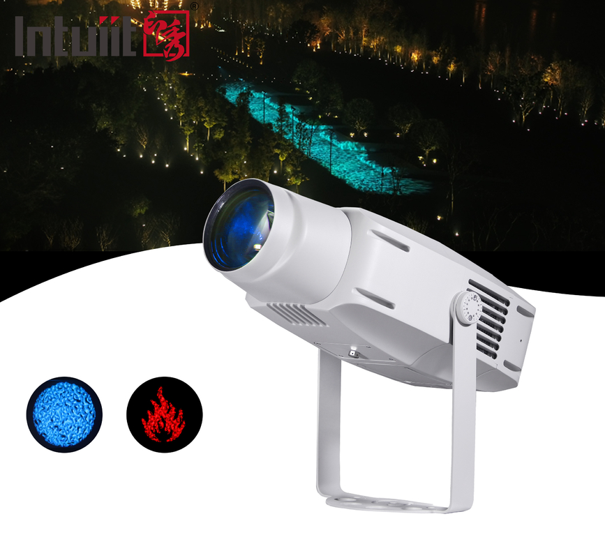 400W RGBW LED الديناميكية المياه موجة الضوء نمط الغلاف الجوي مصباح الخارجي مقاوم للماء IP65 ضوء الإسقاط