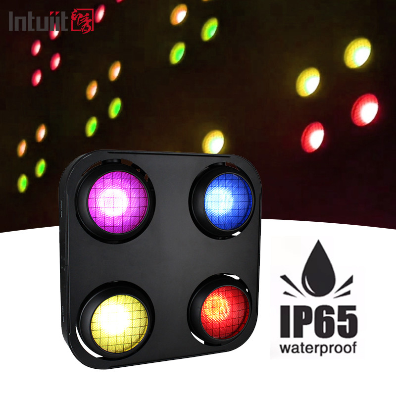 Ip65 400W أمبر الدافئ الأبيض Led Cob الجمهور العمى الضوء الخارجي عازل المياه العمى 4 عيون