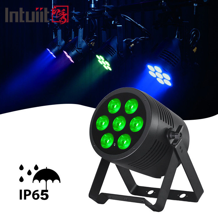 RGBWA UV 6 في 1 مضاد للماء 7x20W Par Light مضاد للماء LED Par Light خارجي IP65 Par Light DJ Stage