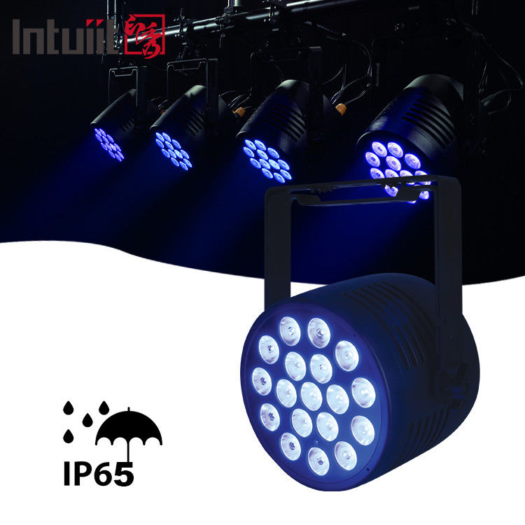 ضوء IP65 LED Rgbwauv 18 * 20w DMX للخارج