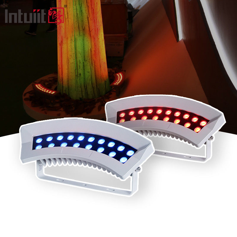 مصباح شجرة الضغط LED للخارج dmx512 36W RGBW لونية حديقة بقعة الضوء المناظر الطبيعية الإضاءة IP65 الألومنيوم أدى ضوء شجرة الضغط