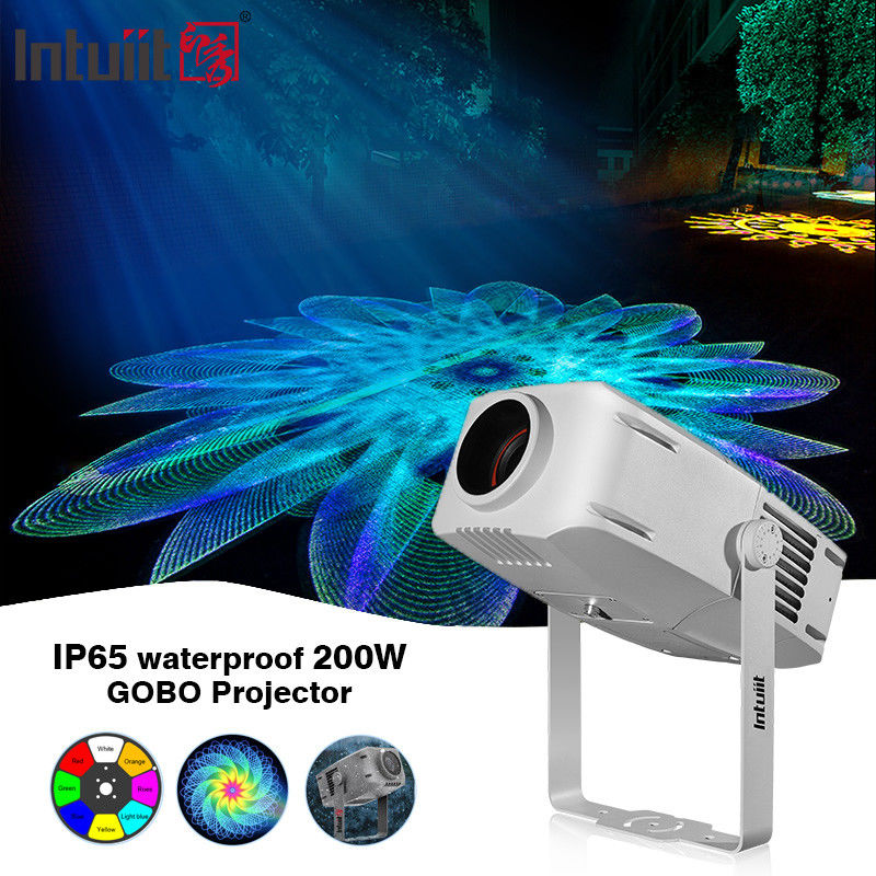200W Gobo Projector خارجية Ip65 سطوع الإعلانات LED logo Light Gobo Projector Warehouse أضواء الإعلانات