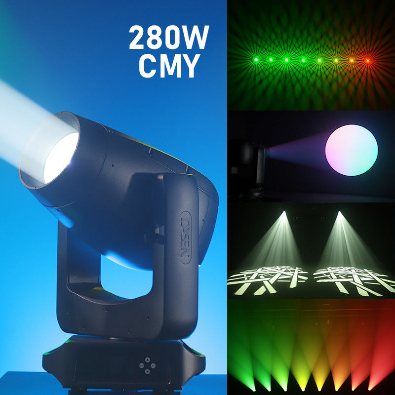 كنيسة الحفلات الموسيقية 280w LED BSW Beam Spot Wash CMY IP66 في الهواء الطلق Moving Head Theatre Event