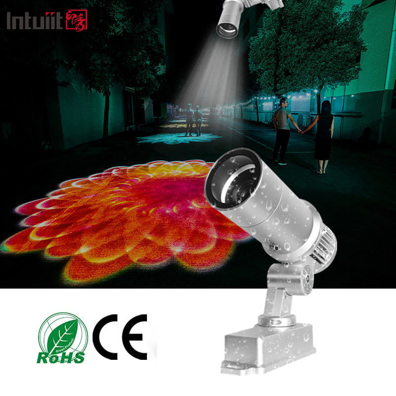 مضاد للماء IP65 شعار غوبو مشروع ضوء عيد الميلاد في الهواء الطلق 60w LED غوبو شعار مشروع ضوء الإعلانات في الهواء الطلق