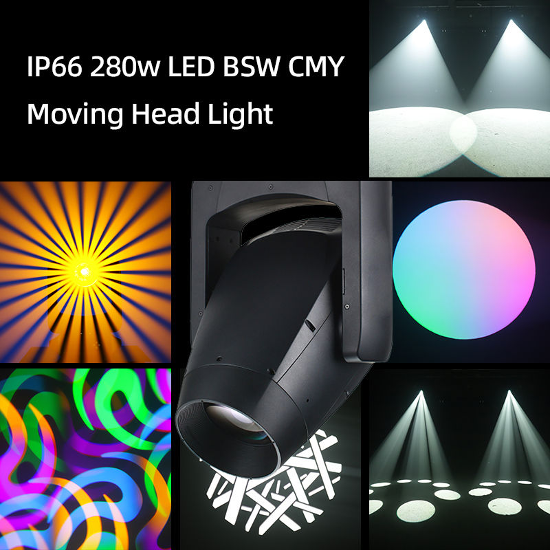 IP66 LED المهنية 280W شعاع نقطة غسل CMY مصابيح رأس متحركة للدي جي ديسكو بار نادي مرحلة عرض المعدات مصابيح