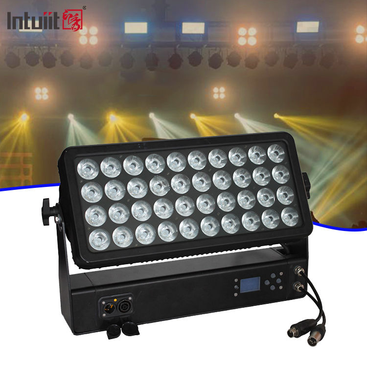مضاد للماء Fullcolor 400w RGBW 4in1 غسالة الحائط LED City Color Light للدي جي الحفلات الموسيقية الحدث عرض المسرح المشهد إضاءة الفيضان
