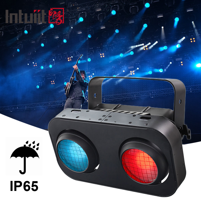 200 واط في الهواء الطلق مقاوم للماء IP65 DMX512 Cob Blinder LED ضوء الجمهور لحدث المسرح