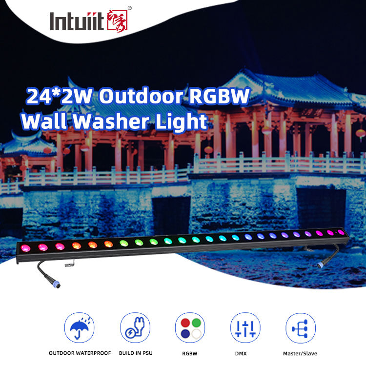 ضوء غسالة الحائط LED 24 * 2W Ip65 ضوء غسالة الحائط LED