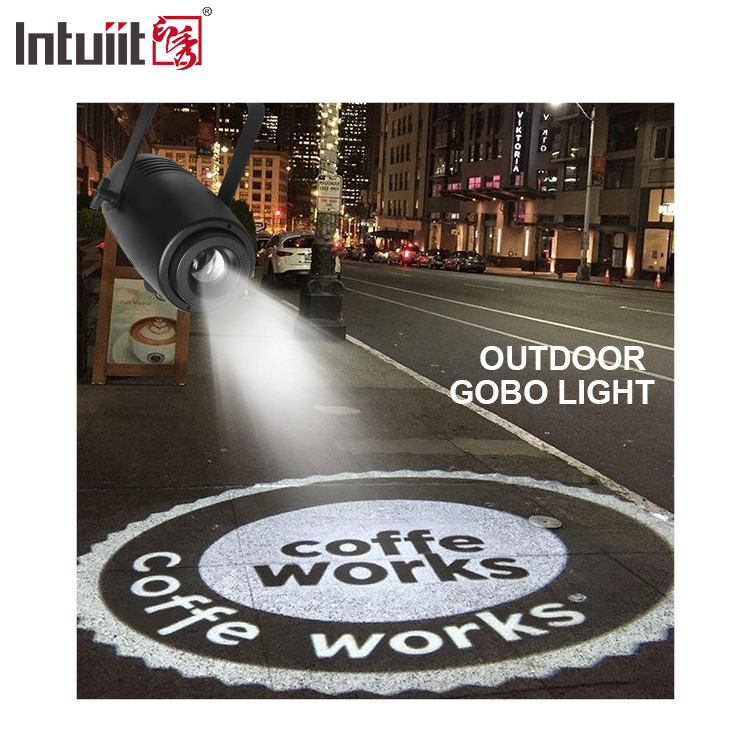 60W شعار LED GOBO مشروع Ip65 ضوء مقاوم للماء فندق شركة متجر دعاية الزفاف الاستخدام الداخلي والخارجي