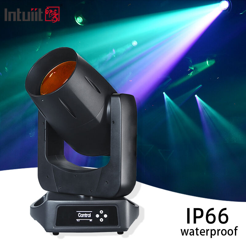 مصباح رأس متحرك LED بقوة 200 واط IP66 مع 12+1 لونًا DMX512/RDM للتحكم للمسارح والعروض وحفلات الزفاف والنوادي