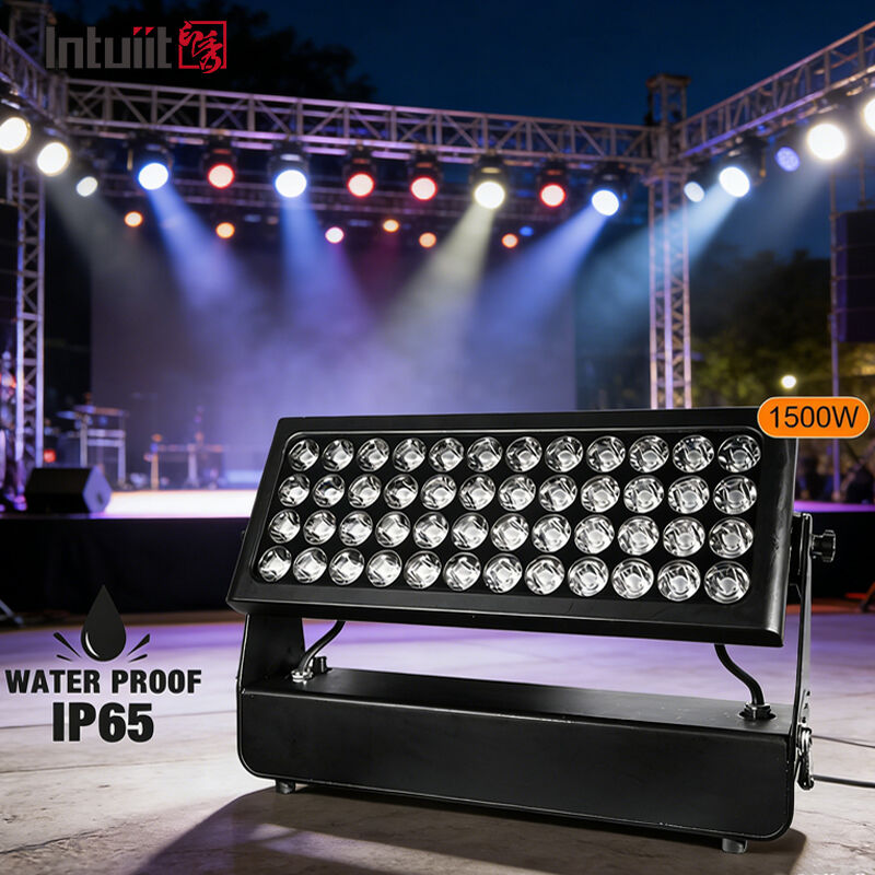 ضوء مرحلة Rgbw ضوء الفيضانات في الهواء الطلق Led Flood 1500W مضاد للماء Led High Power Dj Wall Washer Light