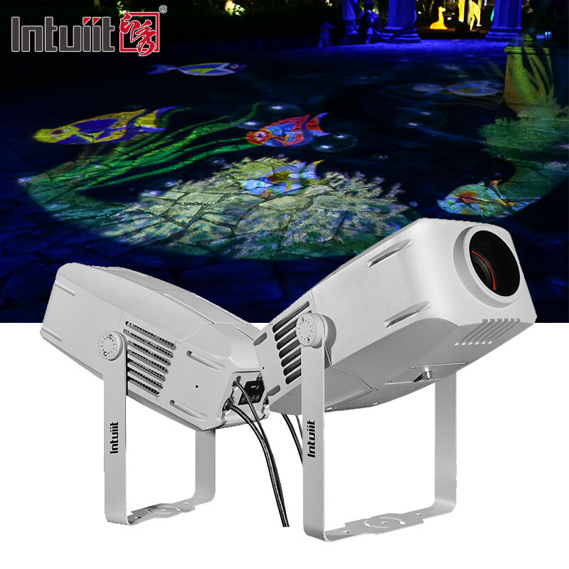أضواء الإعلانات الخارجية 100W إلى 400W Led Gobo Light Business Sign Wall Projection Lamp