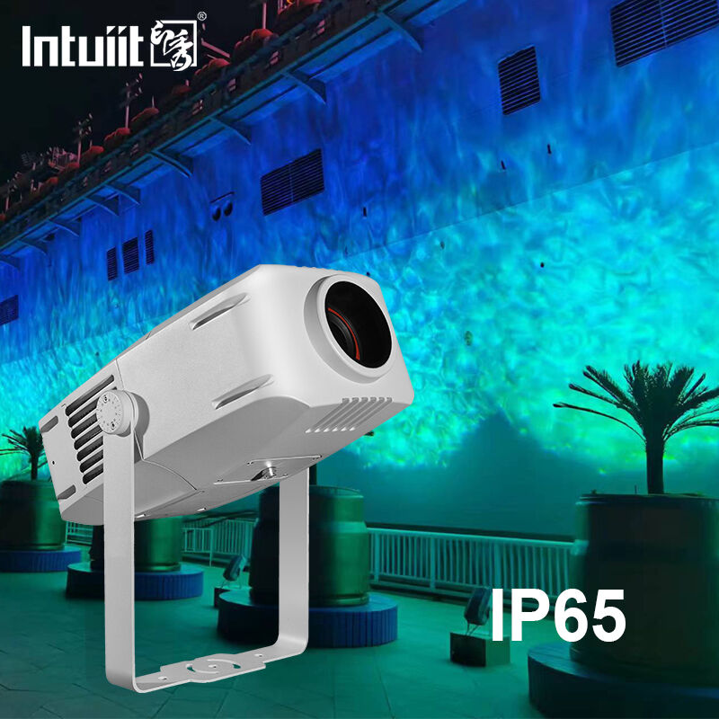 100w Led Outdoor Ip65 Water Ripple Gobo Projector Ocean Led Water Wave Light تأثير أضواء المسرح
