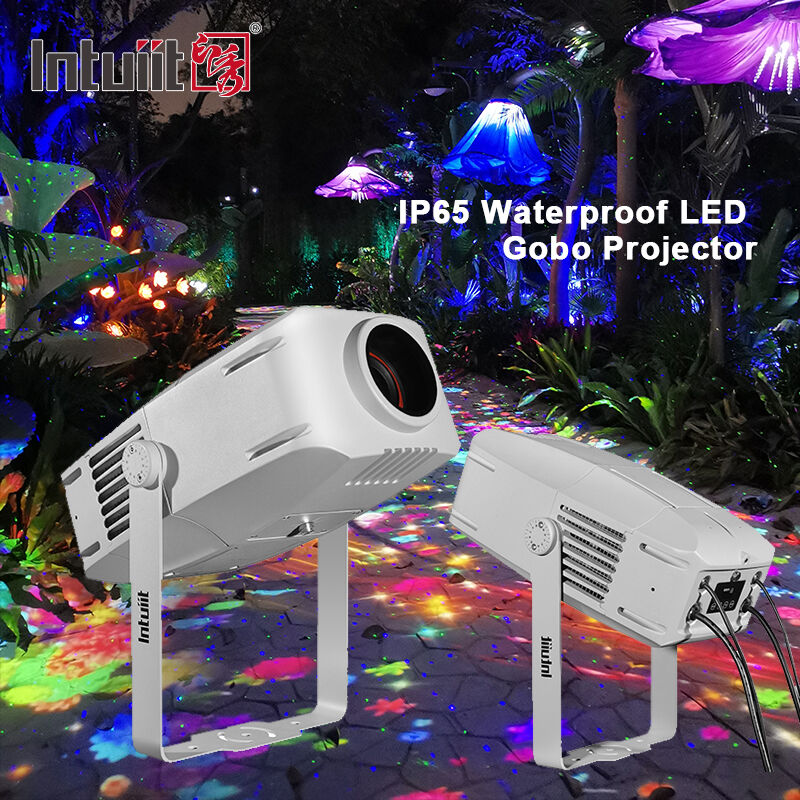 Waterproof IP65 400 Gobo Projector Custom Logo Rotating Gobo Projector Light Outdoor Buildings Advertising Lights