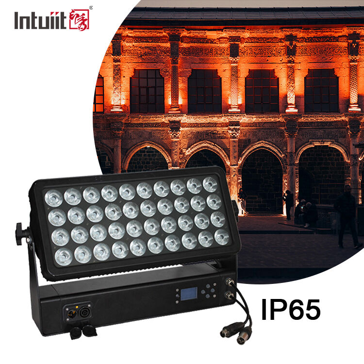 مصباح المرحلة الخارجي المهنية 400W LED RGBW 4in1 40x10W IP65 ضوء الفيضانات DMX512 غسل الضوء للحفلات الموسيقية الحدث المهرجان عرض