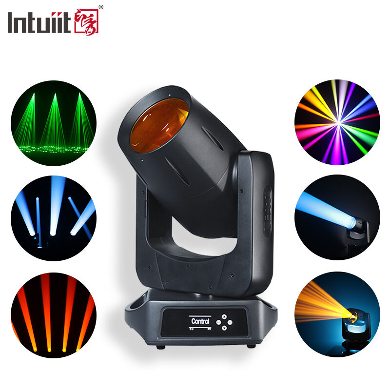 2025 Pro IP66 100W ليزر متحرك رئيسي ضوء خارجي مقاوم للماء شعاع ضوء المرحلة DMX DJ معدات الإضاءة