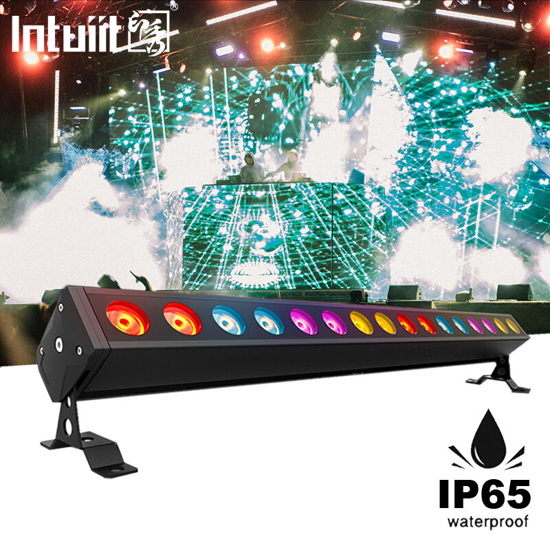IP65 في الهواء الطلق 16x5W RGBW 4 في 1 LED خطي غسالة الحائط ضوء شريط DMX512 معمارية المرحلة غسل الإضاءة