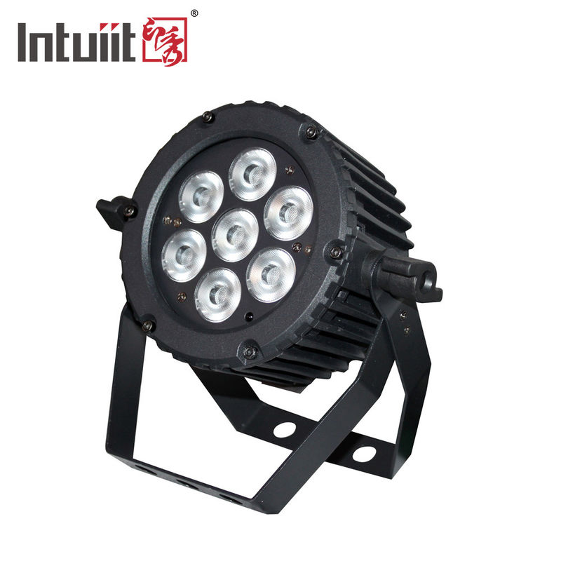 سبائك الألومنيوم LED الاسمية يمكن أن أضواء المرحلة 3/6 / 7CH DMX لإضاءة الحدث المهنية