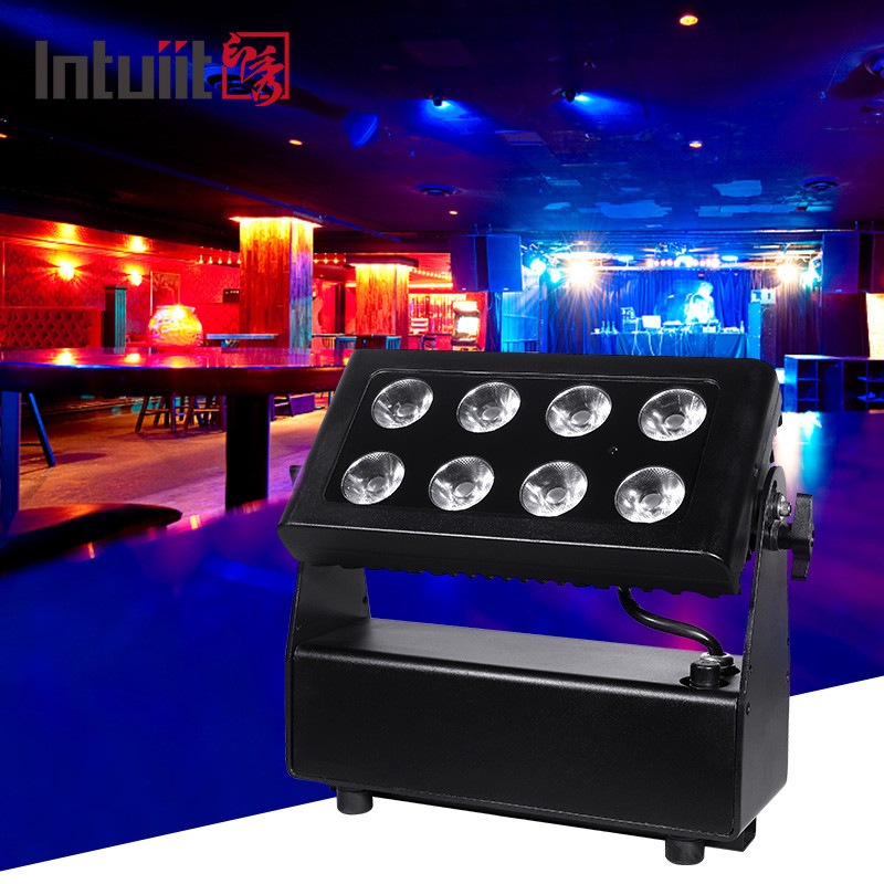 4In1 RGBW Dj حفل زفاف بطارية مدفوعة بالضوء LED Uplight WIFI لاسلكي Dmx disco أضواء مرحلة الزفاف