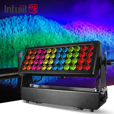 أضواء كاشفة لمرحلة LED مقاومة للماء 48X40w 4 في 1 RGBW Wall Washer IP65