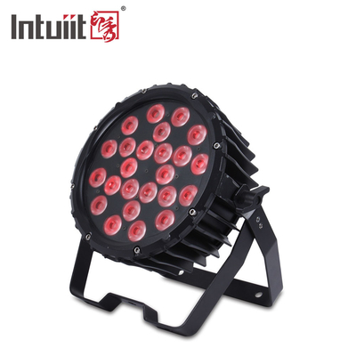 RGB 24x3W 3 In1 إضاءة DJ علب الاسمية سبائك الألومنيوم DMX 512 بقيادة مرحلة غسل